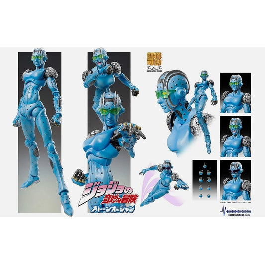 JoJo's Bizarre Adventure Super Action Statue Figure 6th part Stone Free SAS