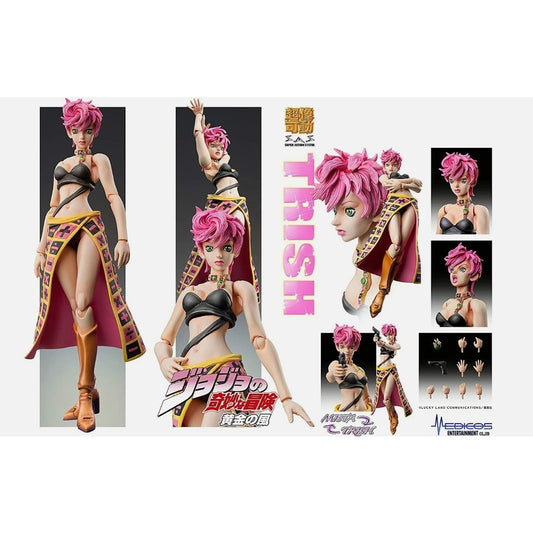 JoJo's Bizarre Adventure Super Action Statue Figure 5th part Trish Una S.A.S