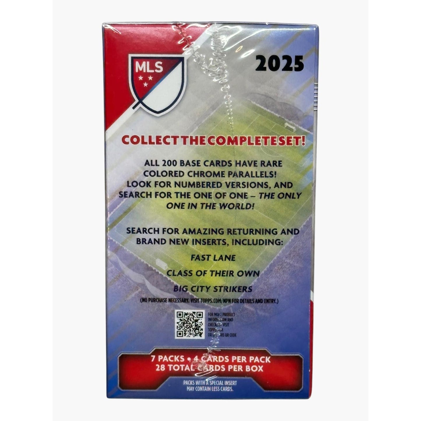 Topps MLS Chrome Soccer Blaster Box 2025