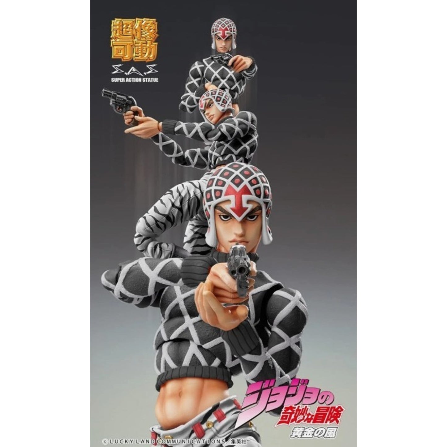 JoJo's Bizarre Adventure Super Action Statue Figure 5th part Guido Mista