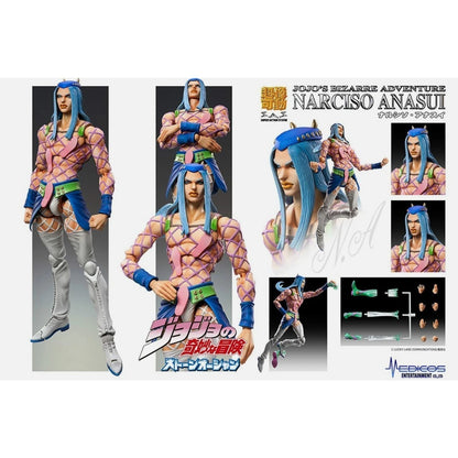 JoJo's Bizarre Adventure Super Action Statue Figure 6th part Narciso Anasui SAS