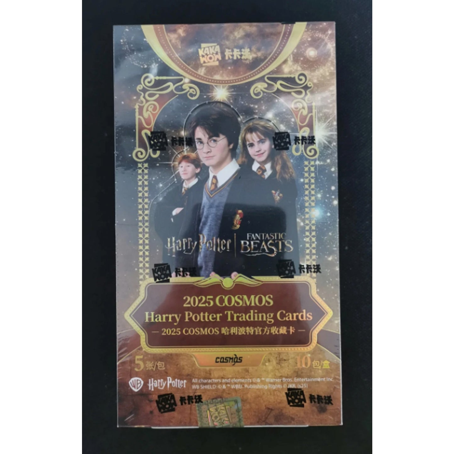 COSMOS HARRY POTTER TRADING CARDS HOBBY BOX (KAKAWOW 2025) 10 BOX LOT