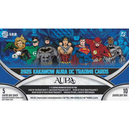 2025 Kakawow Aura DC Trading Cards Standard Hobby Box
