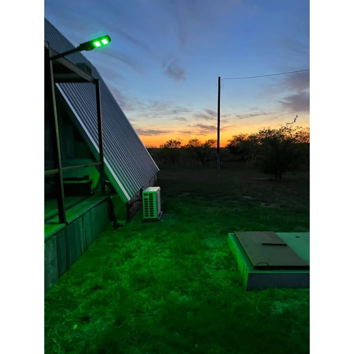 Hog Hunting Light Green Solar Light for Hunting Hogs on Feeders RGV