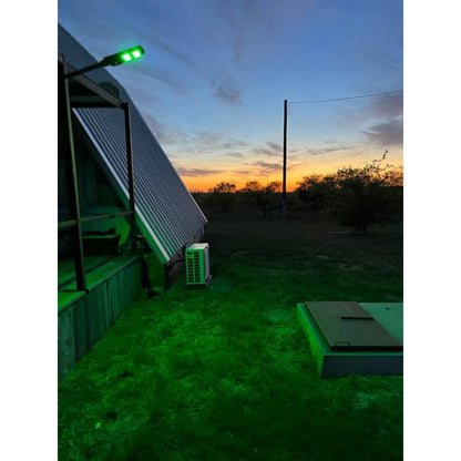 Hog Hunting Light Green Solar Light for Hunting Hogs on Feeders RGV