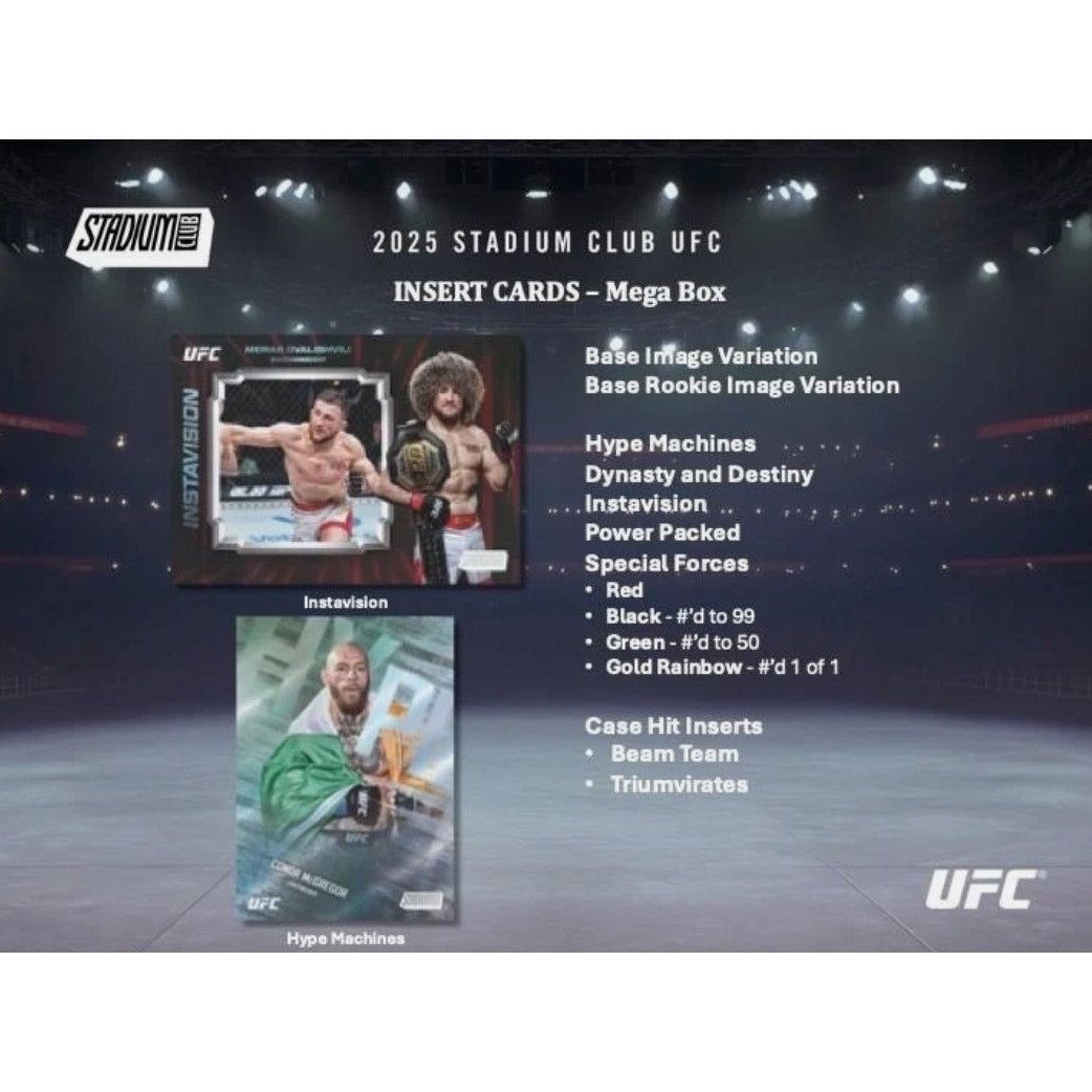 Topps Stadium Club UFC Mega Box 2025