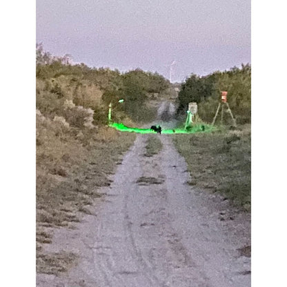 Hog Hunting Light Green Solar Light for Hunting Hogs on Feeders RGV