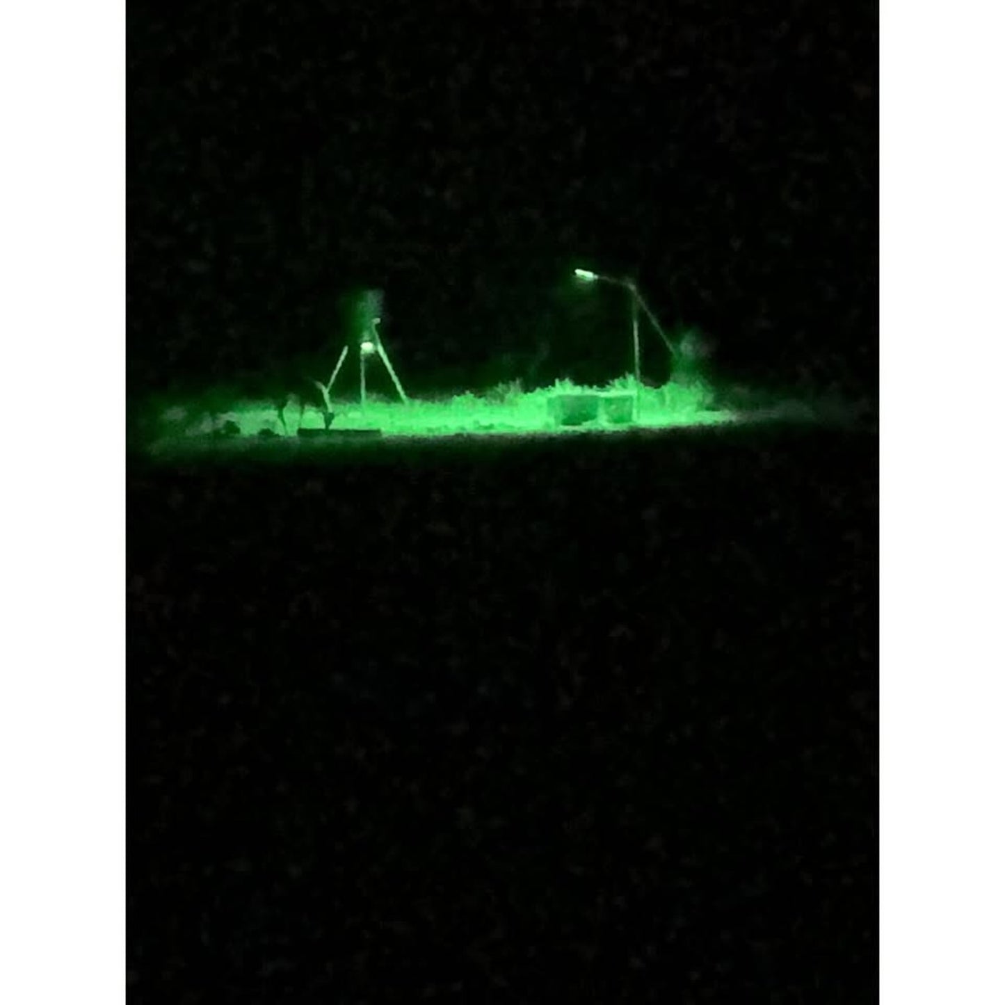 Hog Hunting Light Green Solar Light for Hunting Hogs on Feeders RGV