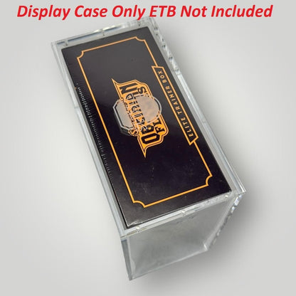 Pokemon Elite Trainer Box ETB Acrylic Display Case Magnetic Lid UV Protection